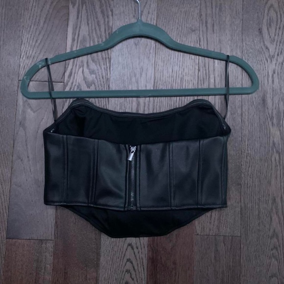 leather corset top - Picture 2 of 3